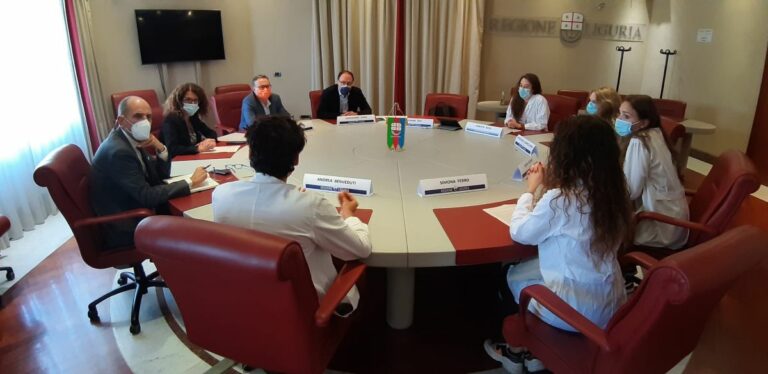 Università, studenti Scuola di Medicina Genova ricevuti dalla Regione