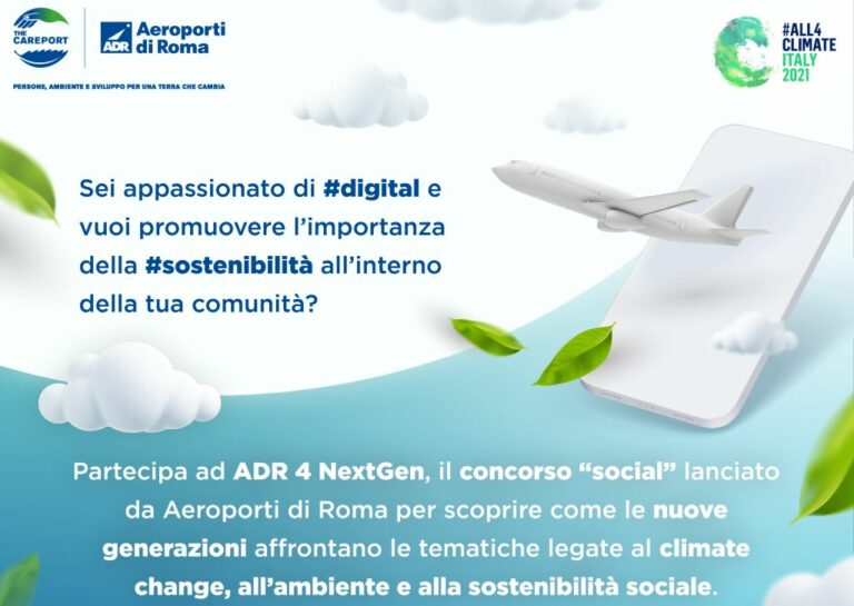 Adr 4 Nextgen, Aeroporti di Roma lancia la social media call