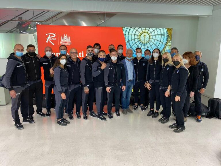 Delegazione azzurra partita per i Mondiali giapponesi