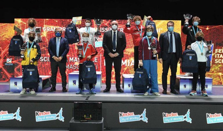 Assegnati ultimi tre titoli italiani u.14 al Trofeo Kinder