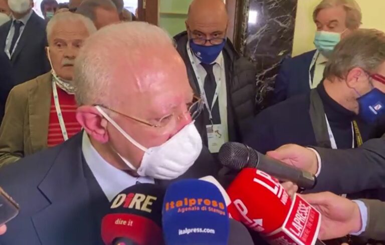 De Luca “Divario Nord-Sud non affrontato in maniera seria”