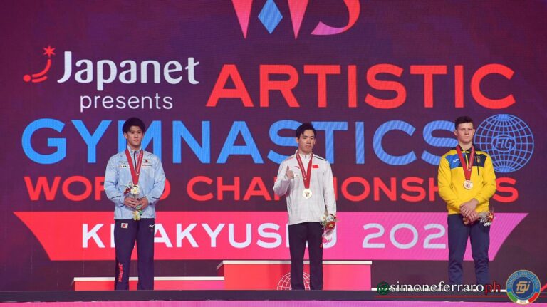 Mondiali artistica uomini, Boheng nuovo campione del mondo