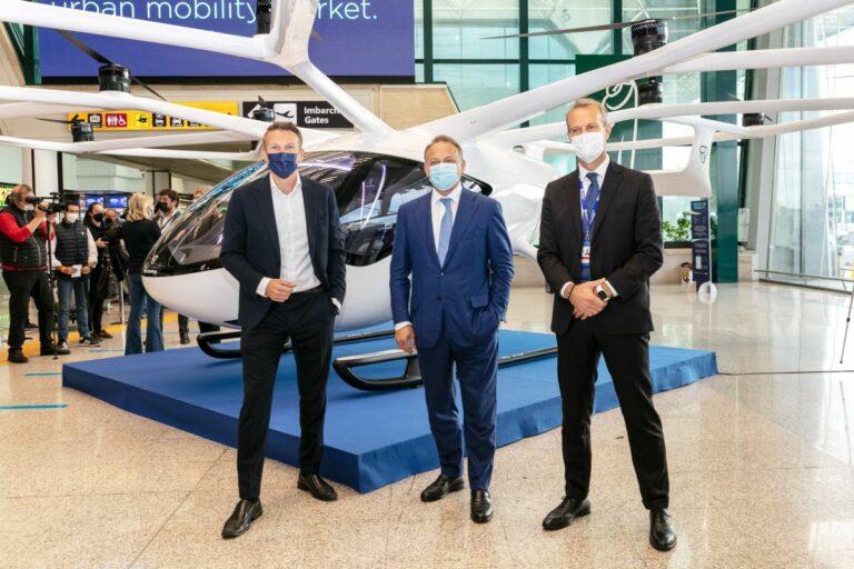 Atlantia, AdR e Volocopter portano in Italia i taxi aerei elettrici