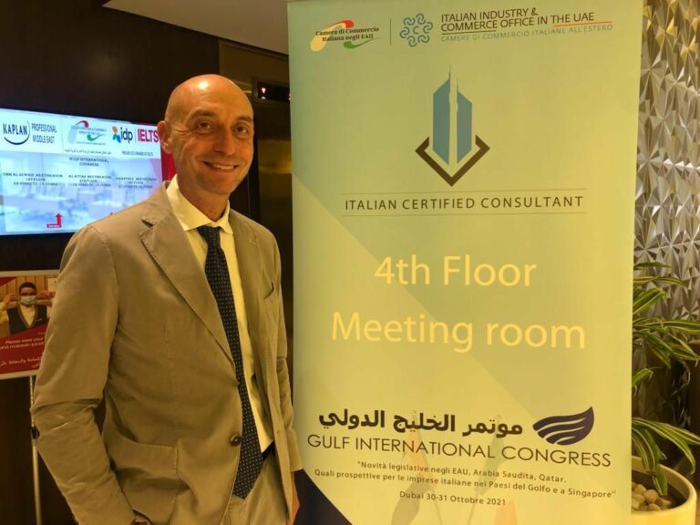 Palmigiano confermato rappresentante CCIAA italiana in Emirati Arabi