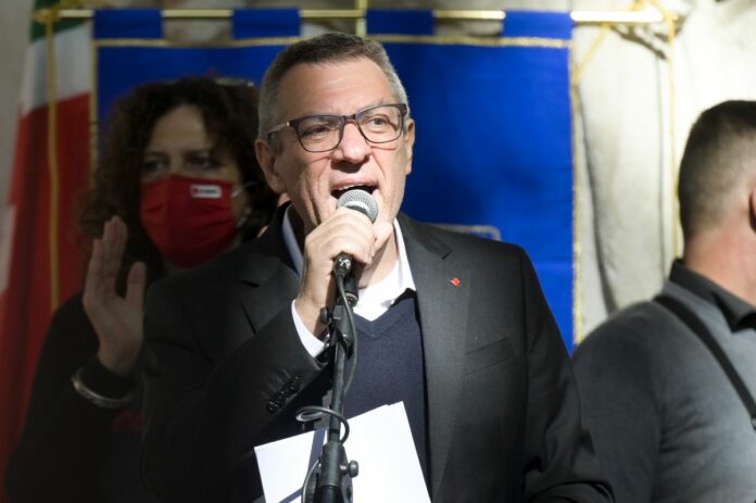 ROMA SEDE CGIL IL GIORNO DOPO L'ASSALTO NO GREEN PASS