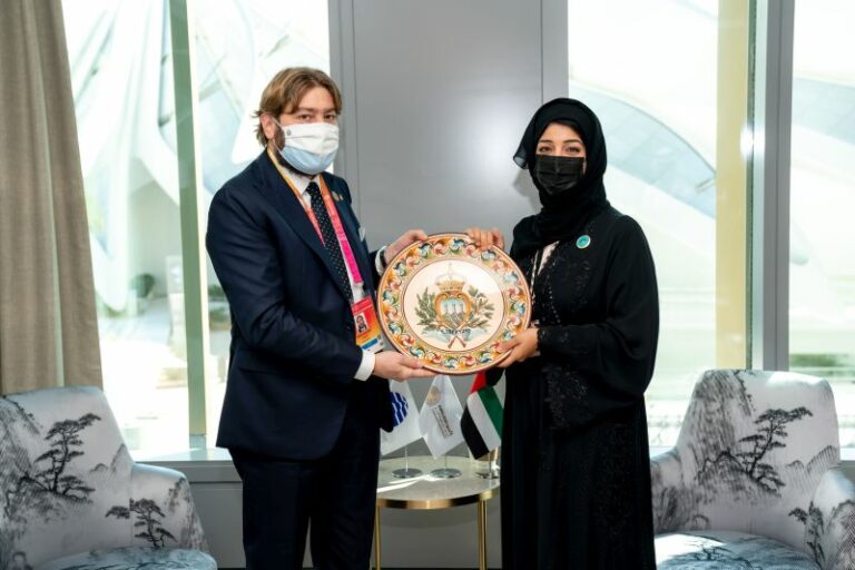 San Marino, Pedini Amati incontra a Dubai il ministro Reem Al Hashimy