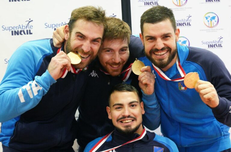 A Pisa doppietta italiana in prove a squadre di Coppa del Mondo paralimpica