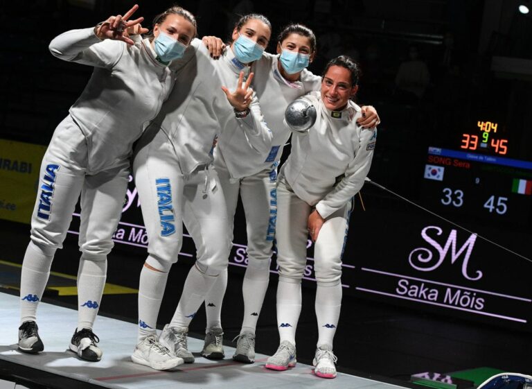 Le azzurre della spada terze in Coppa del Mondo a Tallinn