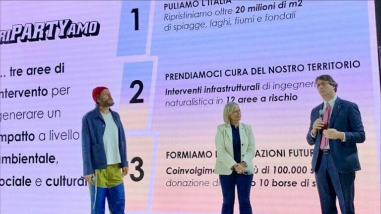 Intesa Sp, Wwf e Jovanotti insieme per l’ambiente con “Ri-Party-Amo”
