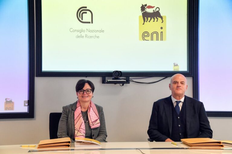 Eni-Cnr, rinnovato l’accordo per la ricerca e l’innovazione tecnologica