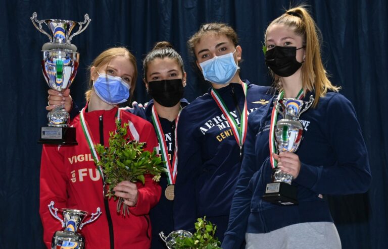 Under 23, titoli Sciabola a Rotili e Torre, Fioretto a Marini e Cristino