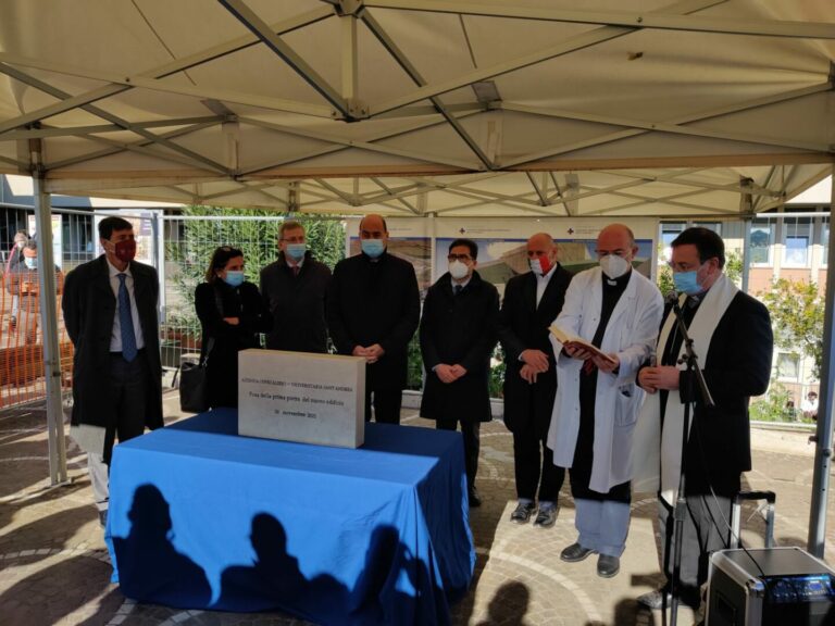 A Roma posa della prima pietra per il nuovo Ospedale Sant’Andrea
