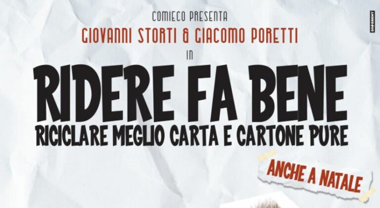 Come riciclare i pacchi di Natale, parte campagna con Giovanni e Giacomo