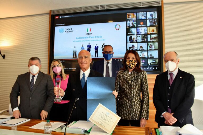 Aci, riconoscimento dell’Onu per Luceverde