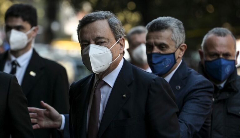 Draghi “Rendere la transizione ecologica un’opportunità”