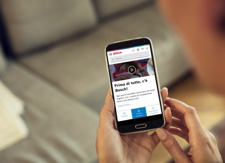 Bosch Termotecnica rinnova il sito web in chiave “mobile first”