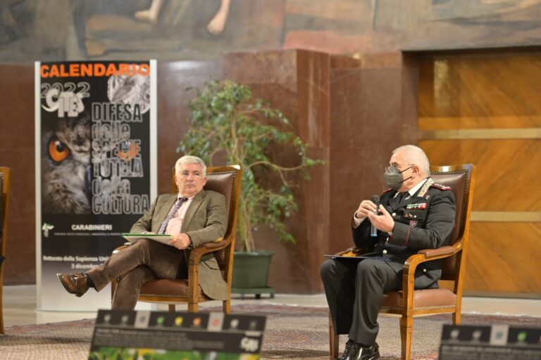 Carabinieri, calendario Cites 2022 a difesa delle specie protette