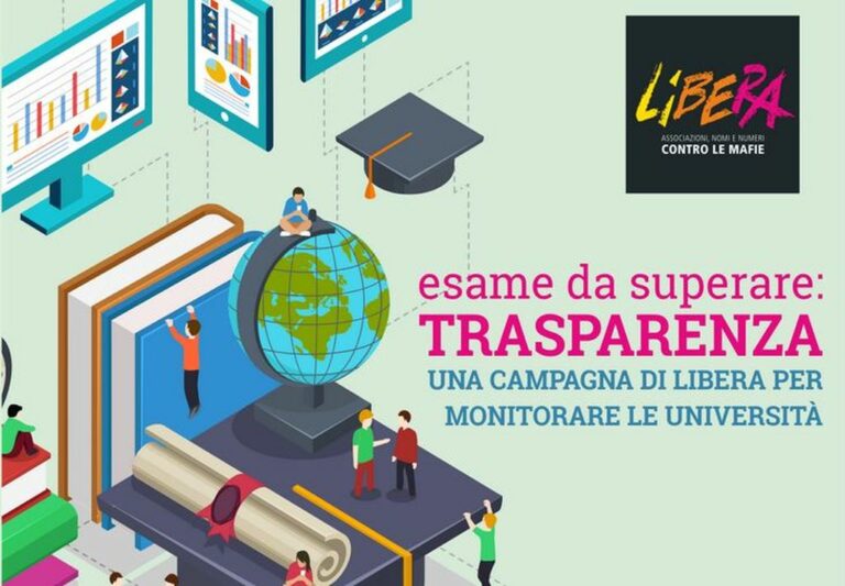 Libera lancia campagna su trasparenza nelle Università