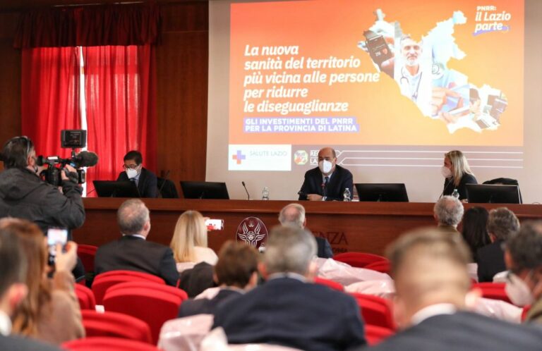 Pnrr Lazio, 39,2 milioni per il servizio sanitario di Latina