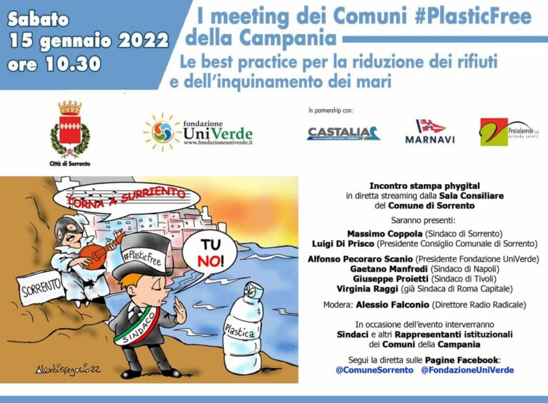 A Sorrento “I meeting dei comuni #plasticfree della Campania”