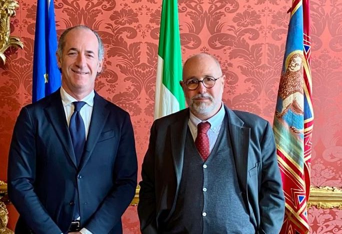 Veneto, Zaia riceve il nuovo procuratore regionale della Corte dei Conti