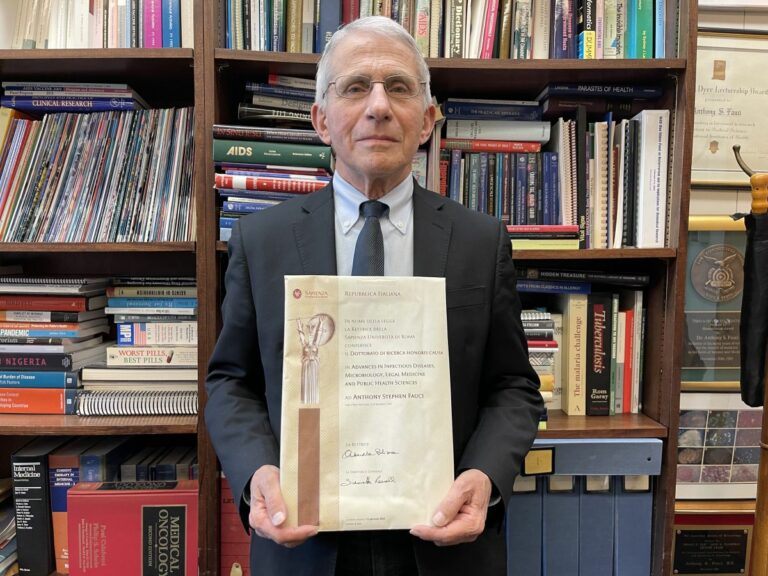Università La Sapienza, dottorato honoris causa ad Anthony Fauci