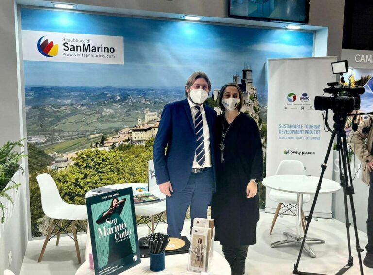 San Marino, Segretario di Stato Turismo Pedini Amati al Fitur di Madrid