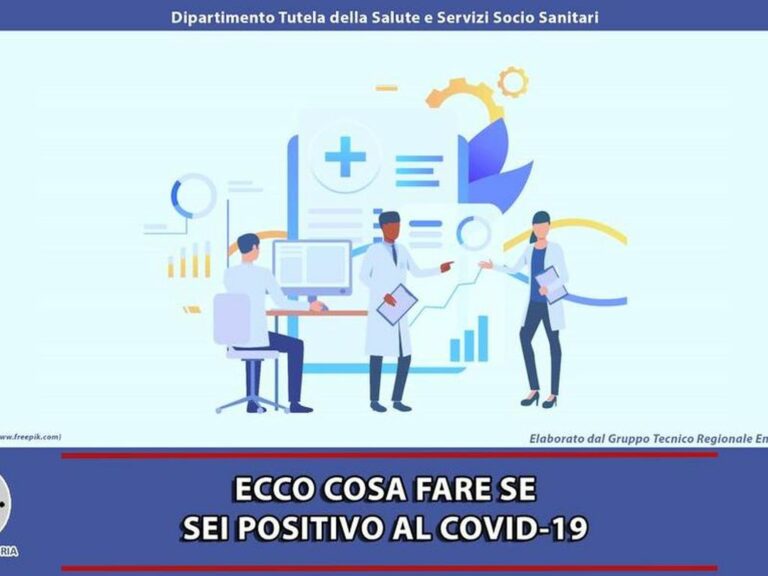 Covid, in Calabria un vademecum per le cure domiciliari