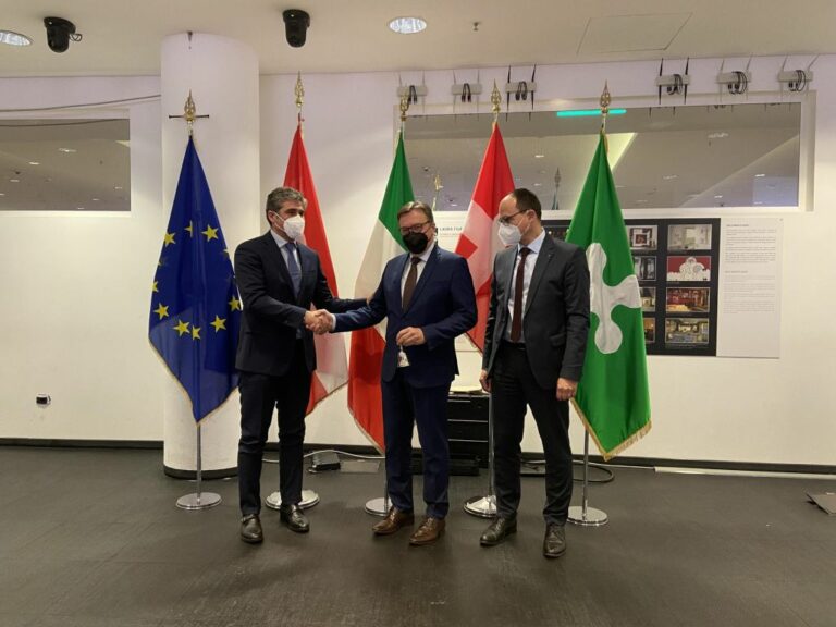 Arge Alp, passaggio di consegne tra la Lombardia e il Tirolo