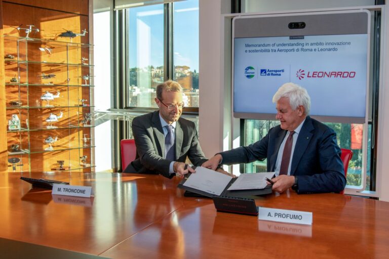 Aeroporti, Leonardo e AdR insieme per lo sviluppo degli “smart hub”