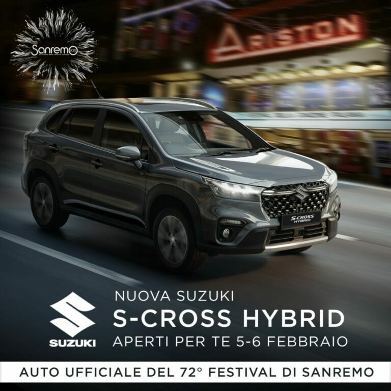 Suzuki protagonista nella settimana del Festival di Sanremo
