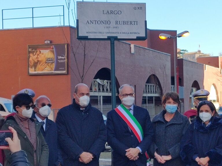 Inaugurato a Roma “Largo Antonio Ruberti”