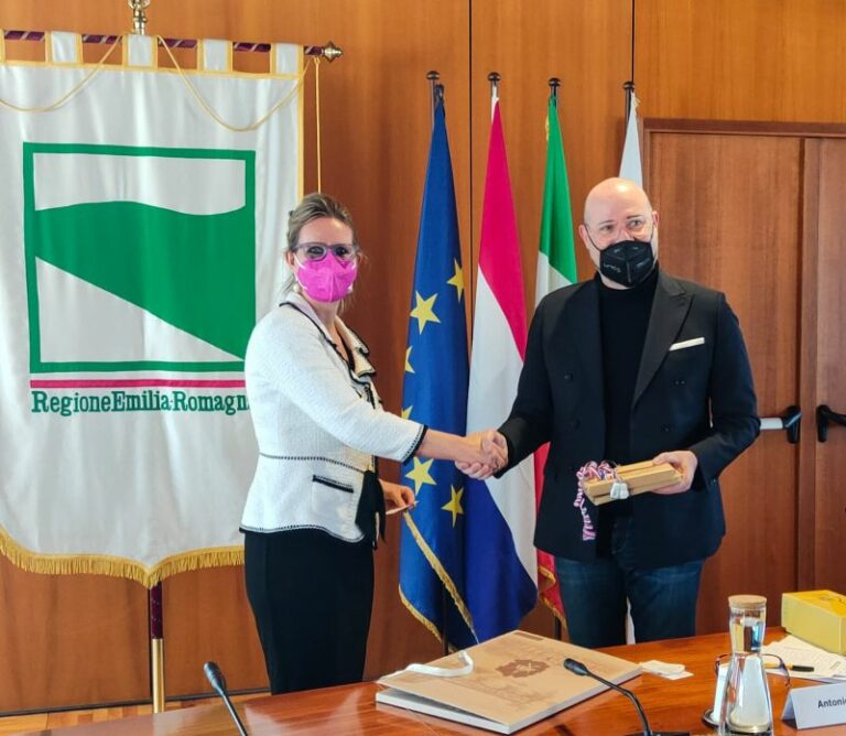 Bonaccini incontra il console dei Paesi Bassi