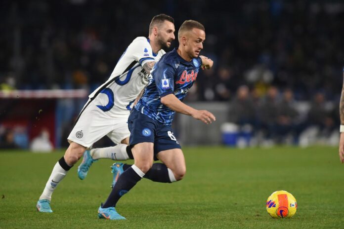 italian soccer Serie A match SSC Napoli vs Inter - FC Internazionale