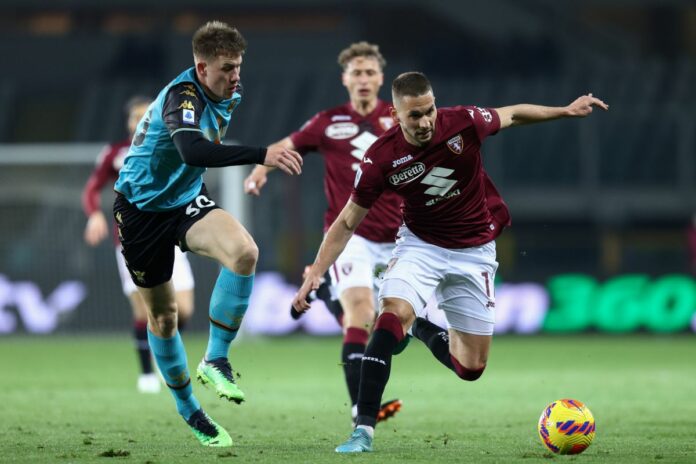 italian soccer Serie A match Torino FC vs Venezia FC