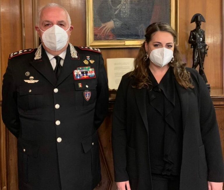 Nesci incontra Luzi “I carabinieri garanzia di sicurezza”