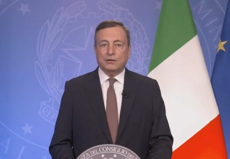 Draghi “Dall’Unione Europea straordinaria prova di unità”