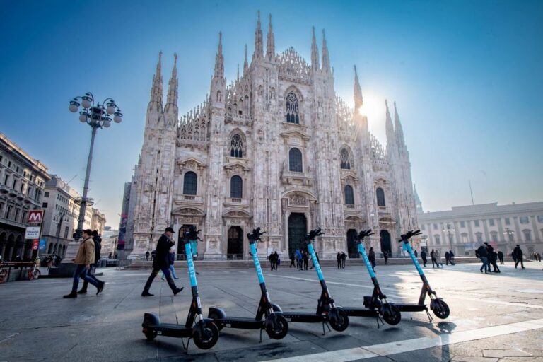 La nuova flotta di monopattini Helbiz arriva a Milano