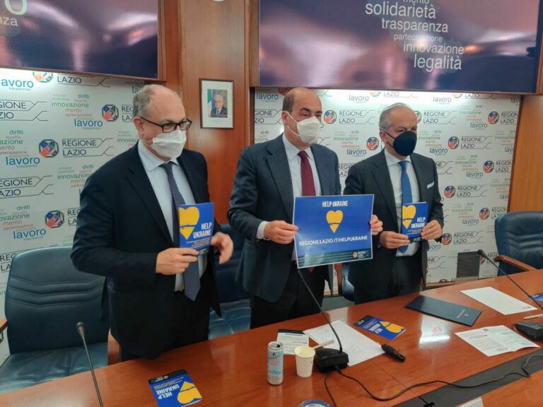 Ucraina, Dalla Regione Lazio un vademecum per i profughi e 10 mila posti