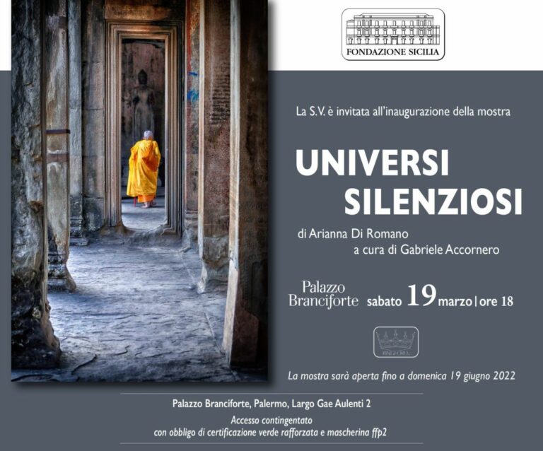 A Palermo “Universi silenziosi”, la mostra fotografica di Arianna Di Romano
