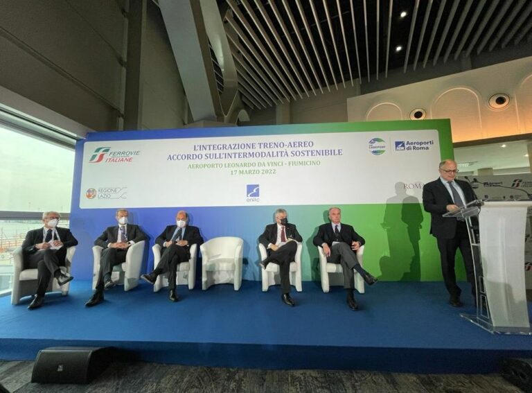 Intermodalità sostenibile, accordo tra Ferrovie dello Stato e Aeroporti Roma
