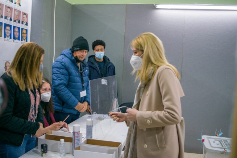 Malta, EP President Metsola casts her vote for the general election