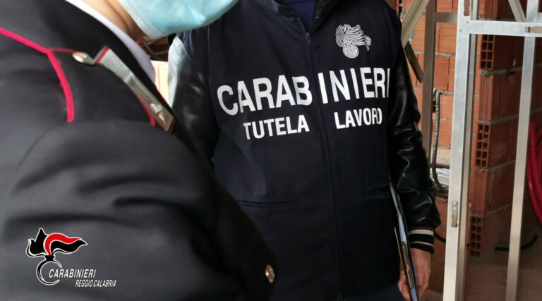 Controlli nei cantieri nella piana di Gioia Tauro, denunce e sequestri