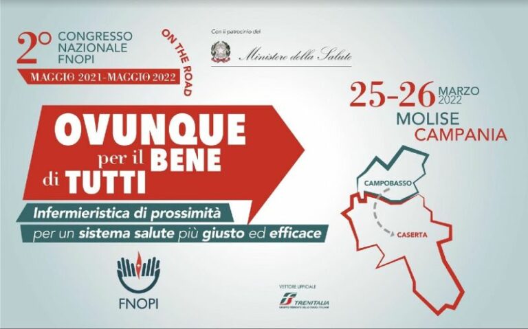Fnopi, in Campania e Molise il territorio assiste grazie agli infermieri