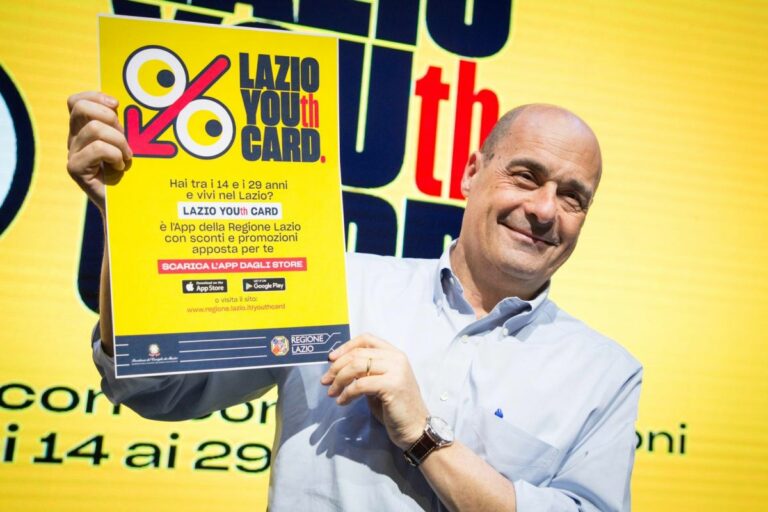 Zingaretti “Con la Lazio YOUth card 100mila euro in buoni libro”