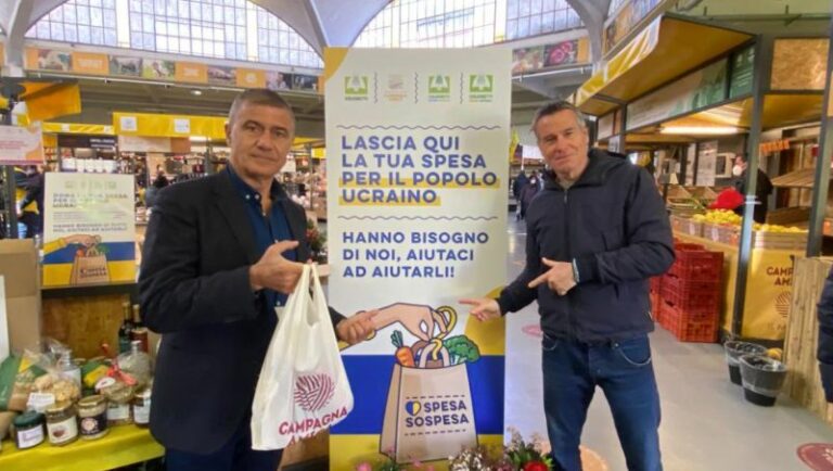 Pecoraro Scanio e Jimmy Ghione lanciano un appello per la spesa sospesa per l’Ucraina