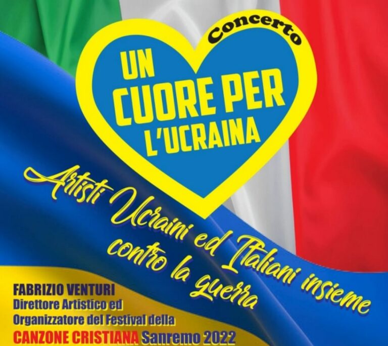 Il 12 marzo a Roma il concerto “Un Cuore per l’Ucraina”