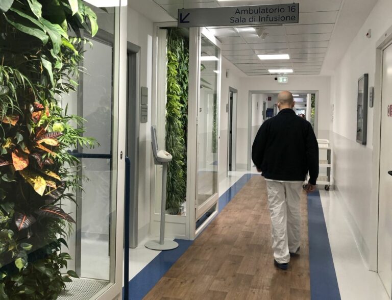 Al Policlinico Gemelli fioriscono i giardini verticali