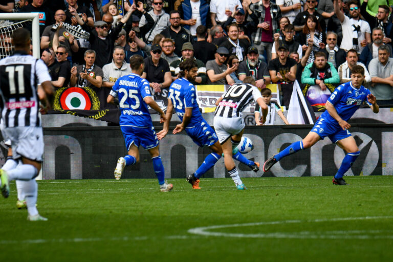 L’Udinese cala il poker, Empoli travolto 4-1