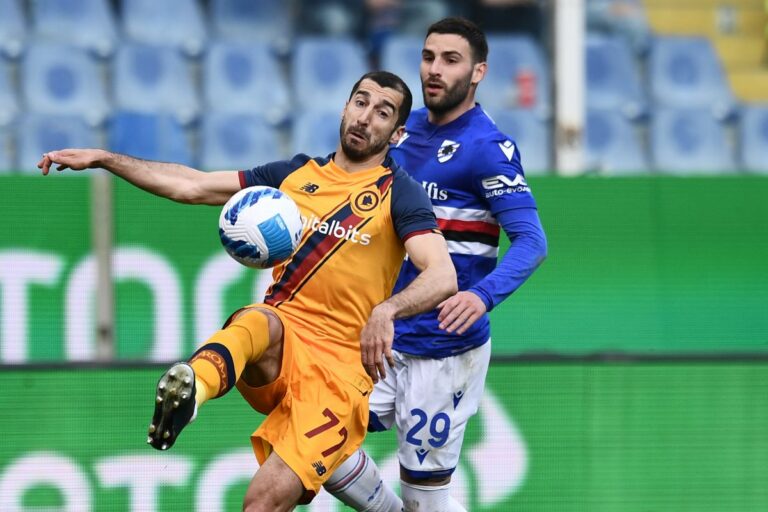 La Roma espugna Marassi, con la Samp basta Mkhitaryan